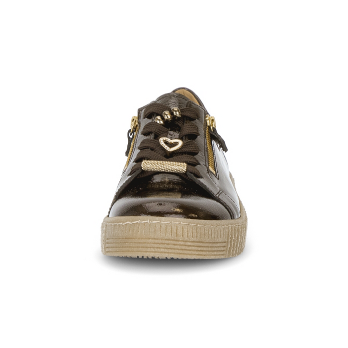 Gabor Colette Sneaker (Women) - Mocca Athletic - Casual - Lace Up - The Heel Shoe Fitters