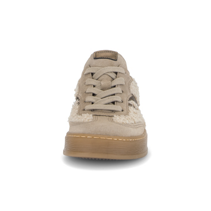 Gabor Faith Sneaker (Women) - Panna/Silk/Cacao Athletic - Casual - Lace Up - The Heel Shoe Fitters