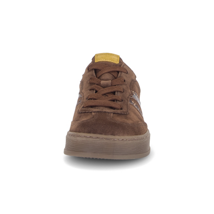 Gabor Faith Sneaker (Women) - Python/Cacao/Mustardo Athletic - Casual - Lace Up - The Heel Shoe Fitters