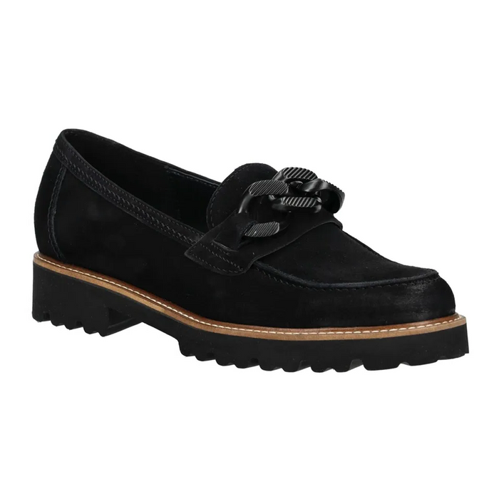 Gabor Renee Loafer (Women) - Black Dress-Casual - Loafer - The Heel Shoe Fitters