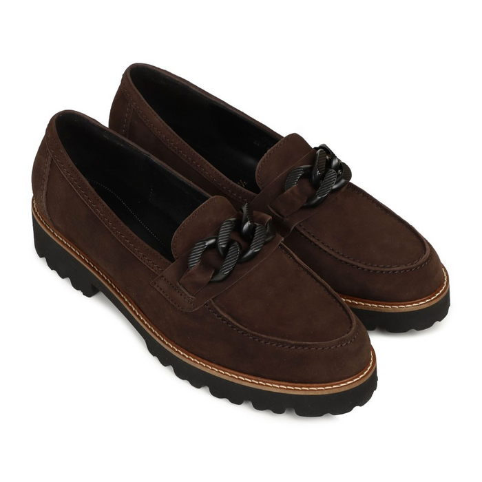 Gabor Renee Loafer (Women) - Mocca Dress-Casual - Loafer - The Heel Shoe Fitters