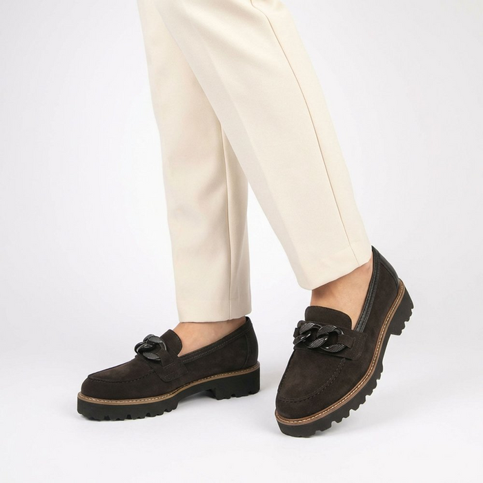 Gabor Renee Loafer (Women) - Mocca Dress-Casual - Loafer - The Heel Shoe Fitters