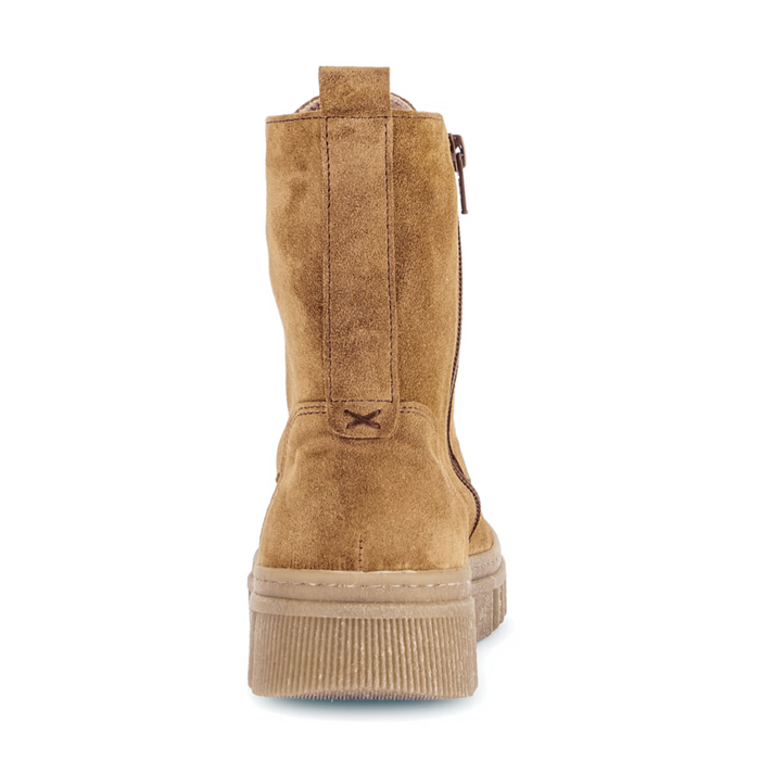 Gabor Stephanie Lace Up Mid Boot (Women) - Walnut Boots - Casual - Mid - The Heel Shoe Fitters