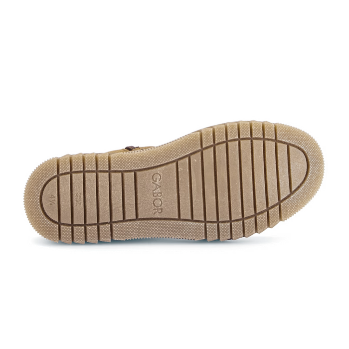 Gabor Stephanie Lace Up Mid Boot (Women) - Walnut Boots - Casual - Mid - The Heel Shoe Fitters