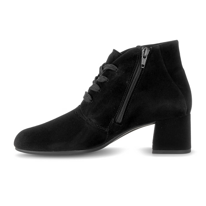 Gabor Thea Heeled Oxford (Women) - Black Dress-Casual - Oxford - The Heel Shoe Fitters