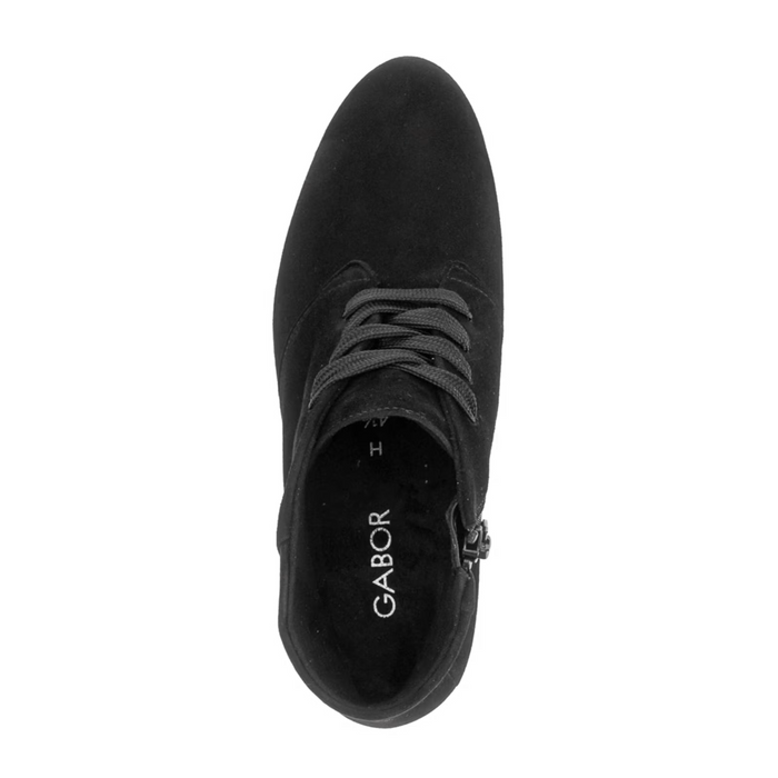 Gabor Thea Heeled Oxford (Women) - Black Dress-Casual - Oxford - The Heel Shoe Fitters