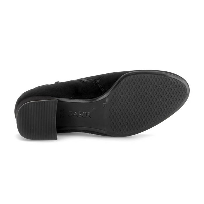 Gabor Thea Heeled Oxford (Women) - Black Dress-Casual - Oxford - The Heel Shoe Fitters