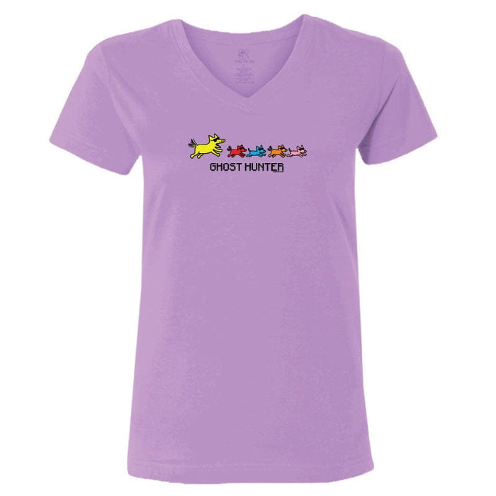 Ghost Hunter - Ladies T-Shirt V-Neck