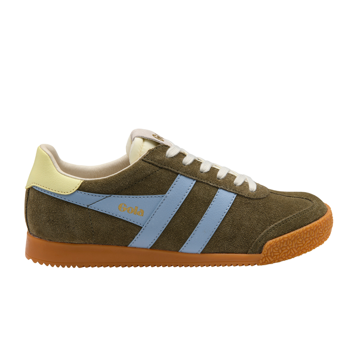 Gola Elan Sneaker (Women) - Khaki/Air/Buttermilk Athletic - Casual - Lace Up - The Heel Shoe Fitters