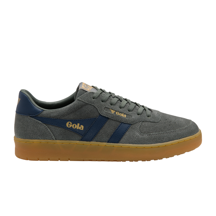 Gola Hawk Suede '86 Sneaker (Men) - Conifer/Navy/Gum Athletic - Casual - Lace Up - The Heel Shoe Fitters