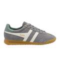 Gola Torpedo Sneaker (Women) - Cement/Off White/Green Athletic - Casual - Lace Up - The Heel Shoe Fitters