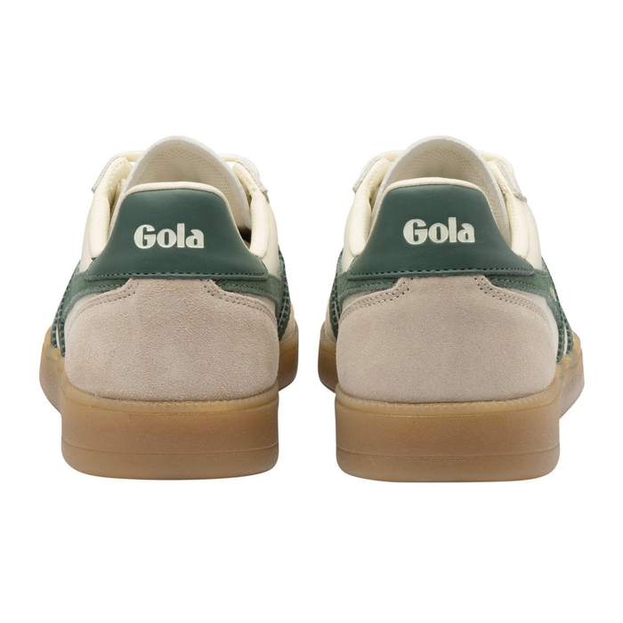 Gola Viper Leather Sneaker (Men) - Off White/Bone/Evergreen/Gum Athletic - Casual - Lace Up - The Heel Shoe Fitters