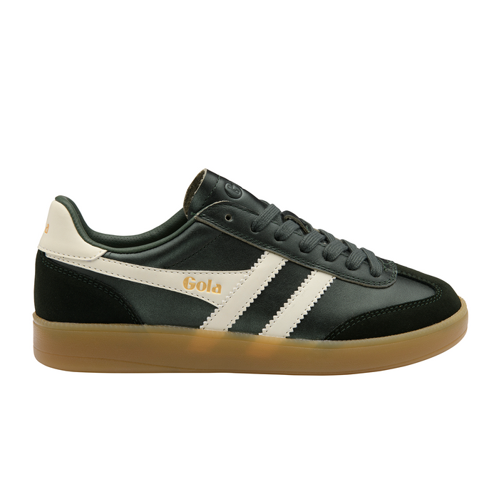 Gola Viper Metallic Sneaker (Women) - Bottle Green/Off White/Gum Athletic - Casual - Lace Up - The Heel Shoe Fitters