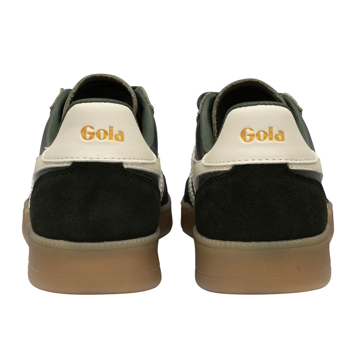 Gola Viper Metallic Sneaker (Women) - Bottle Green/Off White/Gum Athletic - Casual - Lace Up - The Heel Shoe Fitters