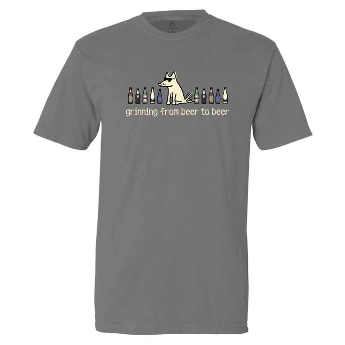 Grinning Beer to Beer - Classic Tee - Teddy the Dog T-Shirts and Gifts