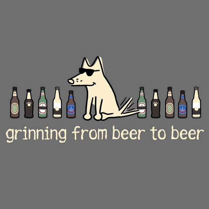 Grinning Beer to Beer - Classic Tee - Teddy the Dog T-Shirts and Gifts