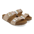 Haflinger Andrea Sandal (Women) - Beige Sandal - Slide - The Heel Shoe Fitters