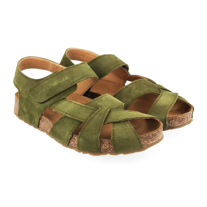 Haflinger Norma Sandal (Women) - Avocado Sandal - Backstrap - The Heel Shoe Fitters