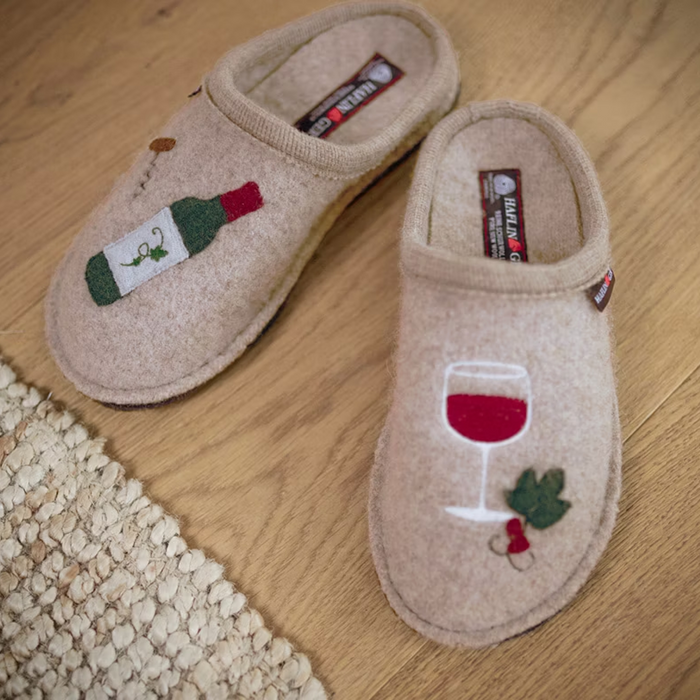Haflinger Wine Time Slipper (Women) Dress-Casual - Slipper - The Heel Shoe Fitters