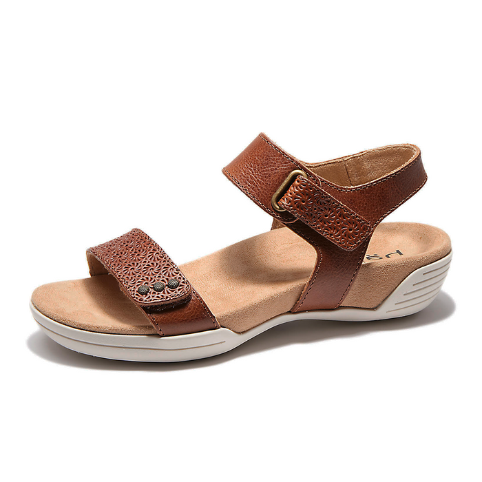 Halsa Dominica Backstrap Sandal (Women) - Cognac Sandal - Backstrap - The Heel Shoe Fitters