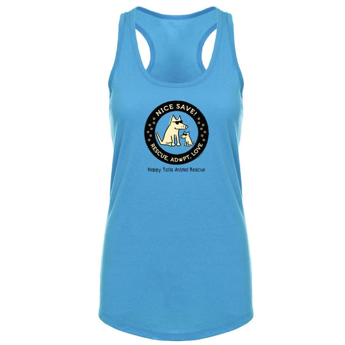 Happy Tails Animal Rescue - Ladies Racerback Tank Top