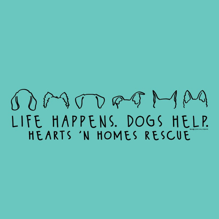 Hearts n Homes Rescue - Ladies T-Shirt V-Neck