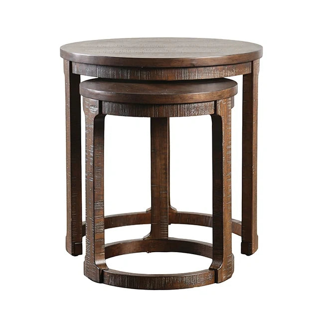 Hickory Nesting End Table