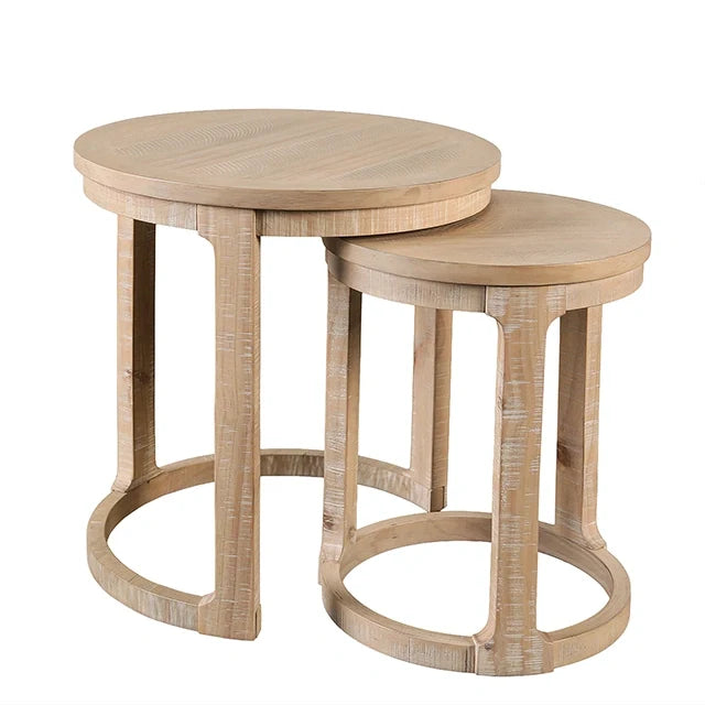 Hickory Nesting End Table