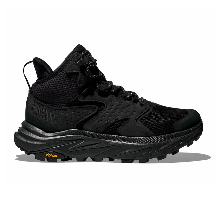 Hoka Anacapa 2 Mid GTX Hiking Shoe (Men) - Black/Black Hiking - Mid - The Heel Shoe Fitters