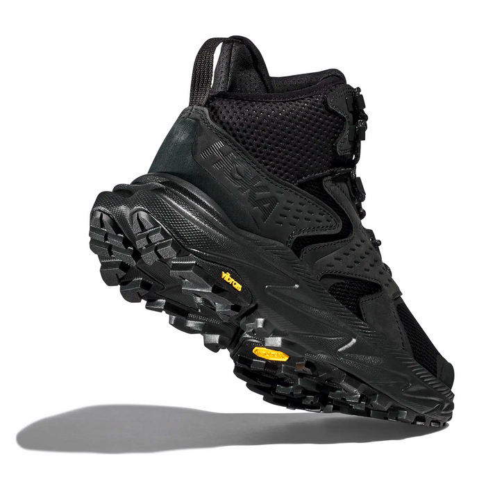 Hoka Anacapa 2 Mid GTX Hiking Shoe (Men) - Black/Black Hiking - Mid - The Heel Shoe Fitters