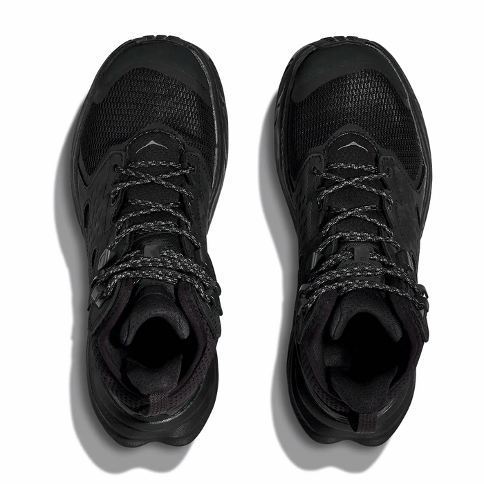 Hoka Anacapa 2 Mid GTX Hiking Shoe (Men) - Black/Black Hiking - Mid - The Heel Shoe Fitters