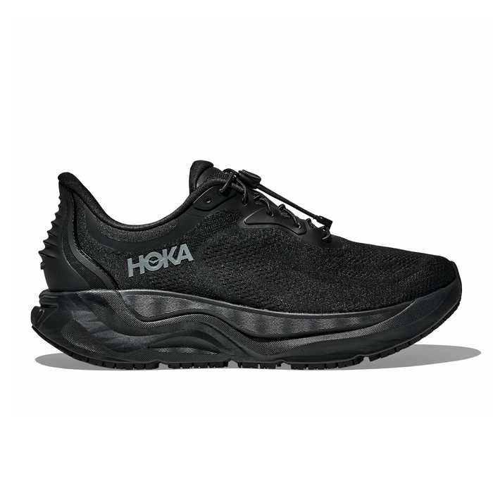 Hoka Arahi SR (Men) - Black/Black Athletic - Running - Stability - The Heel Shoe Fitters