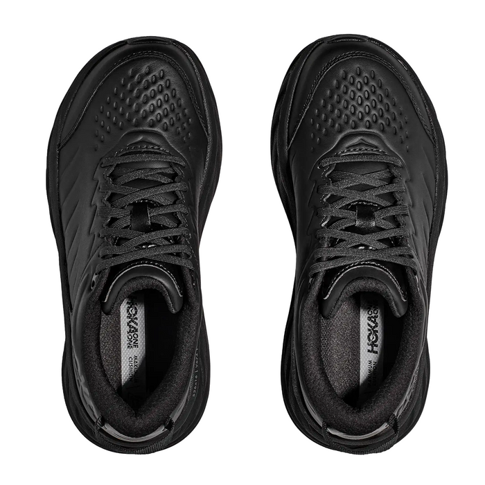 Hoka Bondi SR (Men) - Black/Black Athletic - Running - Cushion - The Heel Shoe Fitters