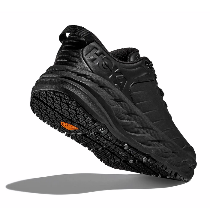 Hoka Bondi SR (Women) - Black/Black Athletic - Running - Cushion - The Heel Shoe Fitters