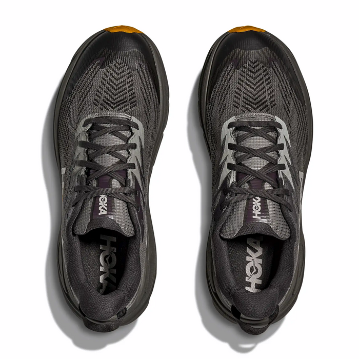 Hoka Challenger 8 GTX Trail Running Shoe (Men) - Asphalt Grey/Varsity Yellow Athletic - Running - Trail - The Heel Shoe Fitters