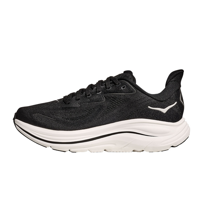Hoka Clifton 10 Running Shoe (Women) - Black/White Athletic - Running - Neutral - The Heel Shoe Fitters
