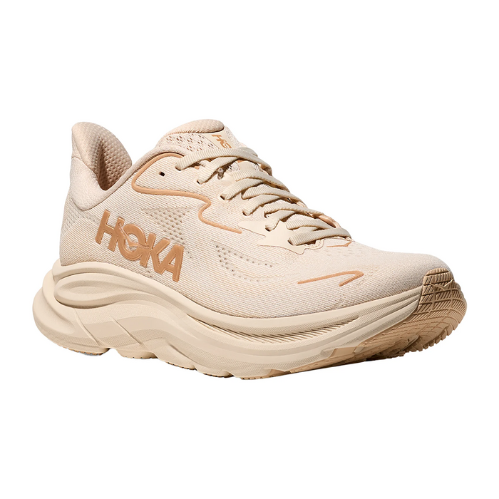 Hoka Clifton 10 Running Shoe (Women) - Vanilla/Birch Athletic - Running - Neutral - The Heel Shoe Fitters