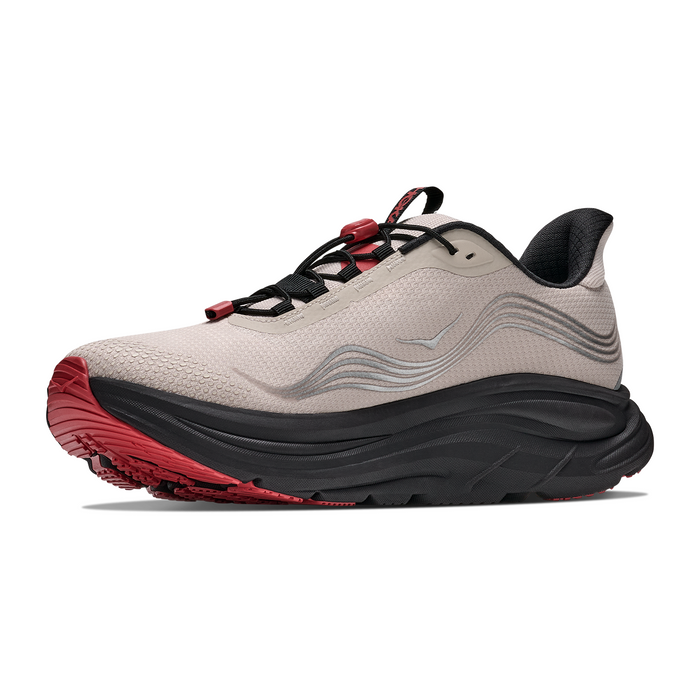 Hoka Clifton 11 GTX Running Shoe (Men) - River Rock Grey/Carbon Black Athletic - Running - Neutral - The Heel Shoe Fitters