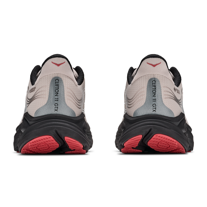 Hoka Clifton 11 GTX Running Shoe (Men) - River Rock Grey/Carbon Black Athletic - Running - Neutral - The Heel Shoe Fitters