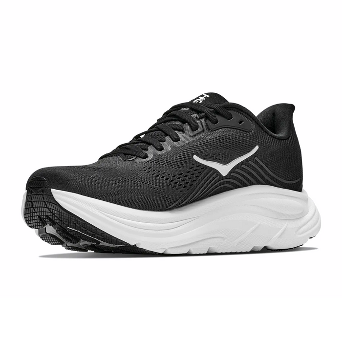 Hoka Clifton 11 Running Shoe (Men) - Black/White Athletic - Running - Neutral - The Heel Shoe Fitters
