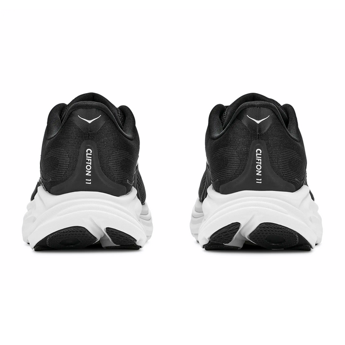 Hoka Clifton 11 Running Shoe (Men) - Black/White Athletic - Running - Neutral - The Heel Shoe Fitters