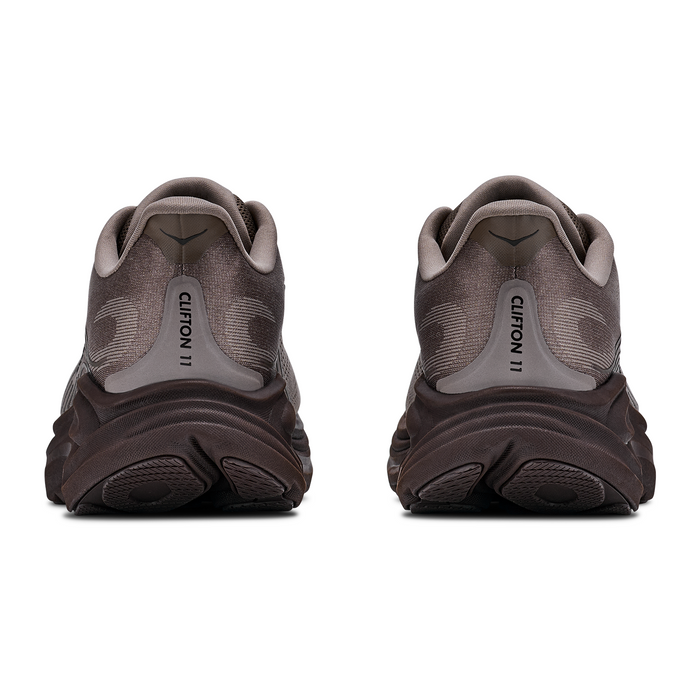 Hoka Clifton 11 Running Shoe (Men) - Boulder Grey/Pebble Grey Athletic - Running - Neutral - The Heel Shoe Fitters