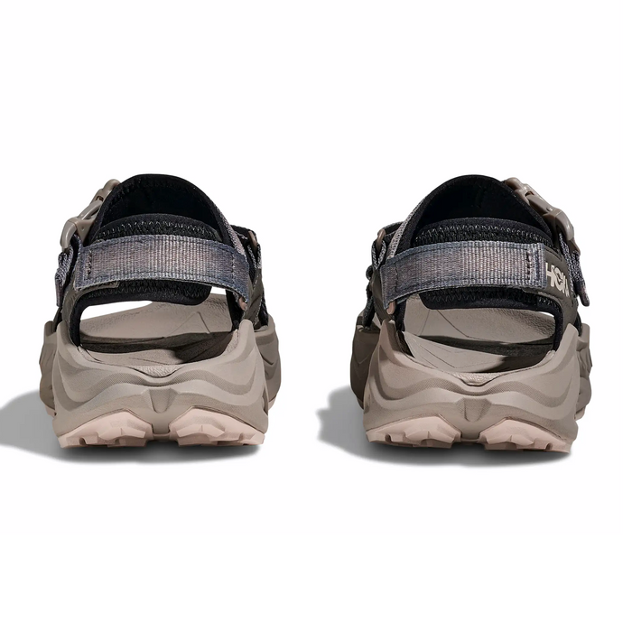 Hoka Infini Hike TC Sandal (Men) - Black/Cement Sandal - Active - The Heel Shoe Fitters