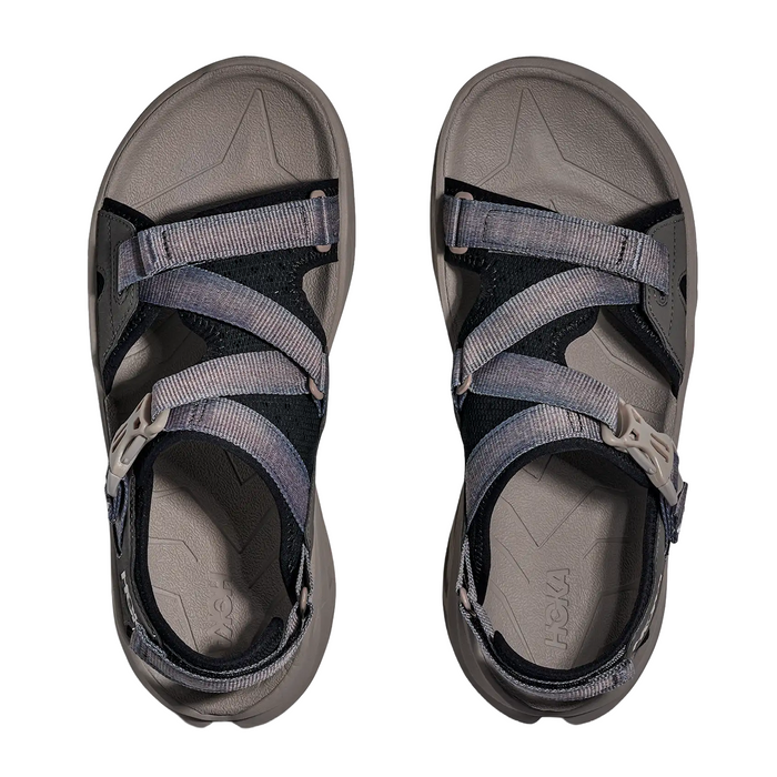 Hoka Infini Hike TC Sandal (Men) - Black/Cement Sandal - Active - The Heel Shoe Fitters