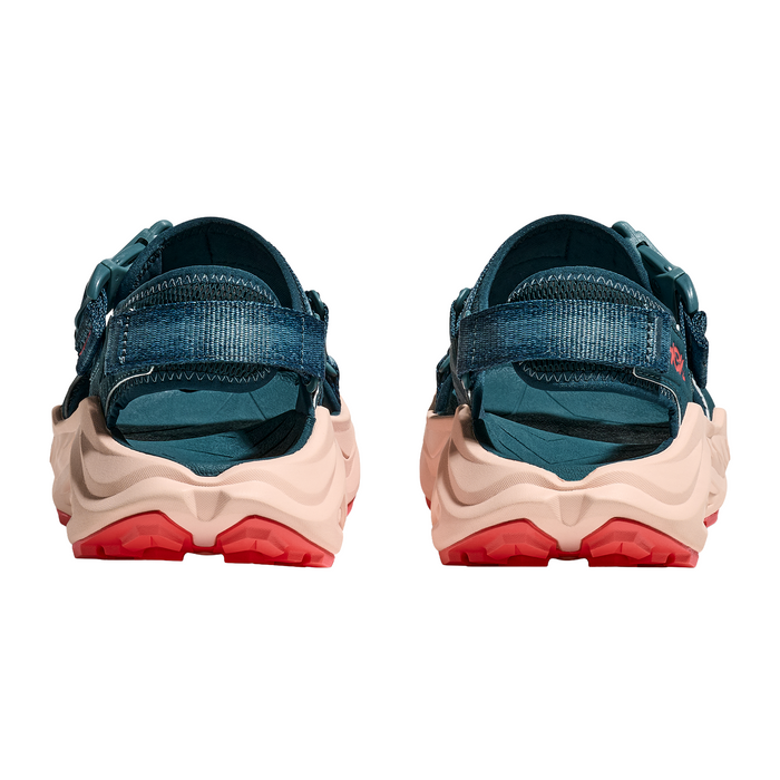 Hoka Infini Hike TC Sandal (Women) - Blue Twilight/Grapefruit Sandal - Active - The Heel Shoe Fitters