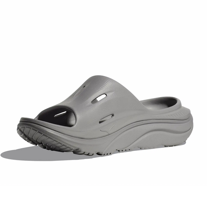 Hoka Ora Recovery Slide 3 (Unisex) - Grey Sandal - Slide - The Heel Shoe Fitters
