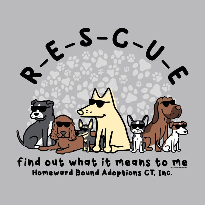 Homeward Bound Adoptions - Ladies T-Shirt V-Neck