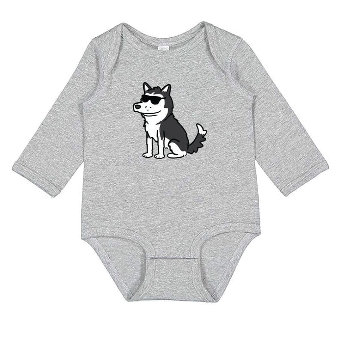 Husky - Long Sleeve Infant Onesie