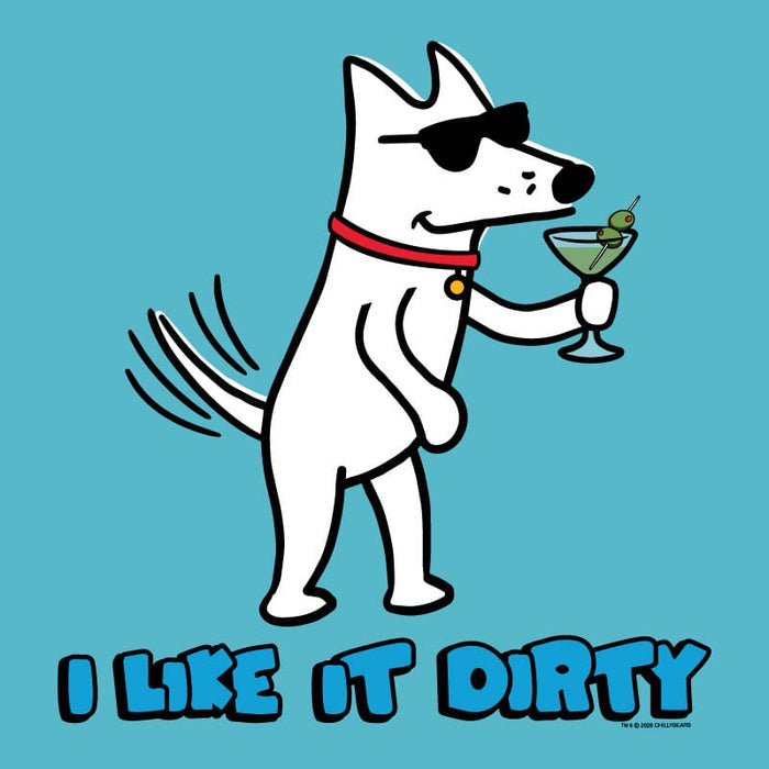 I Like it Dirty  - Ladies T-Shirt V-Neck