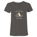 I Take My Coffee Black - Ladies T-Shirt V-Neck